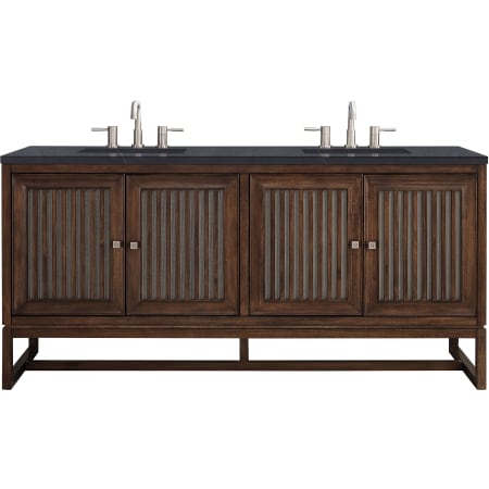A large image of the James Martin Vanities E645-V72-3CSP Mid Century Acacia
