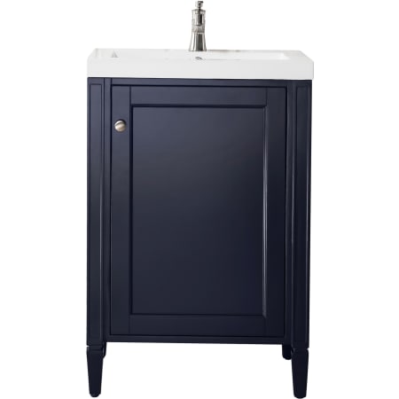 A large image of the James Martin Vanities E652V24WG Navy Blue