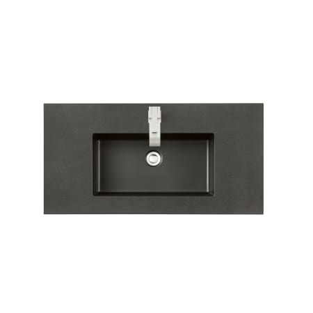 A large image of the James Martin Vanities SWB-S35.4 Charcoal Black