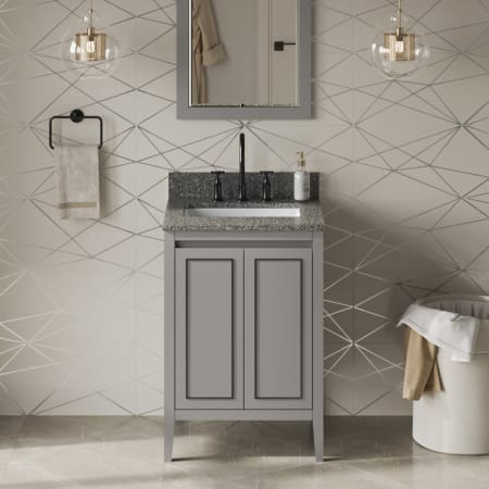 A large image of the Jeffrey Alexander VKITPER24R-MARBLE Grey / Boulder