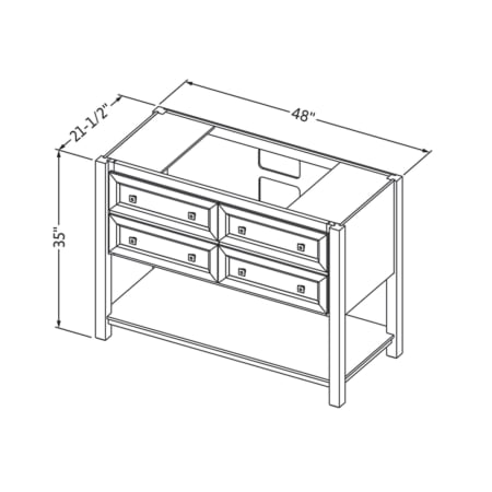 A large image of the Jeffrey Alexander VN2ADL-48-NT Alternate Image