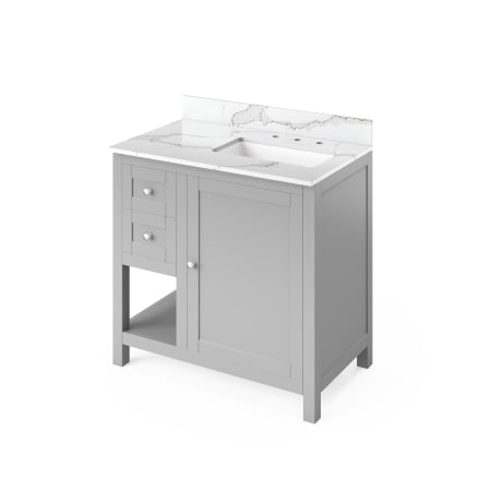 A large image of the Jeffrey Alexander VKITAST36 Grey with Quartz