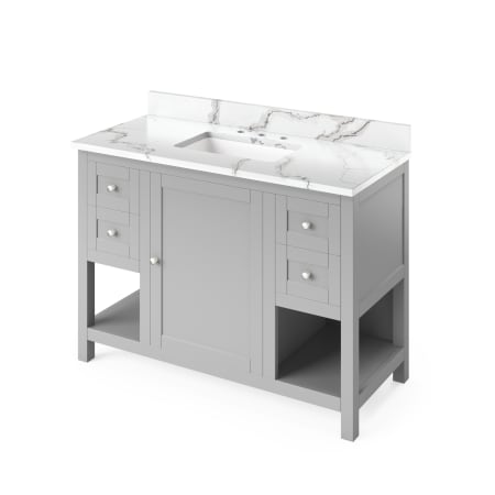 A large image of the Jeffrey Alexander VKITAST48 Grey with Quartz