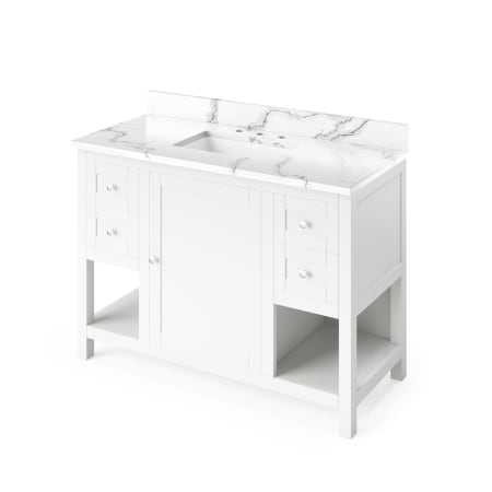 A large image of the Jeffrey Alexander VKITAST48 White with Quartz
