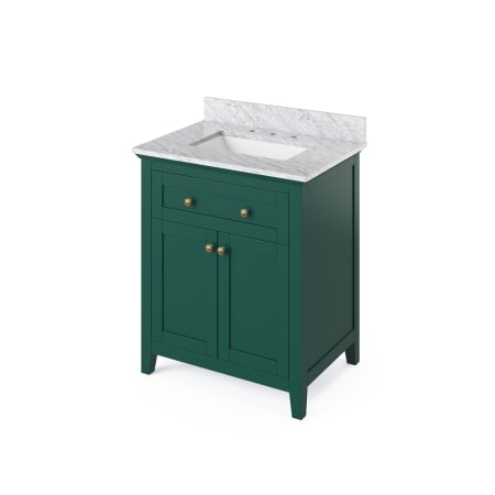 A large image of the Jeffrey Alexander VKITCHA30 Green with Marble