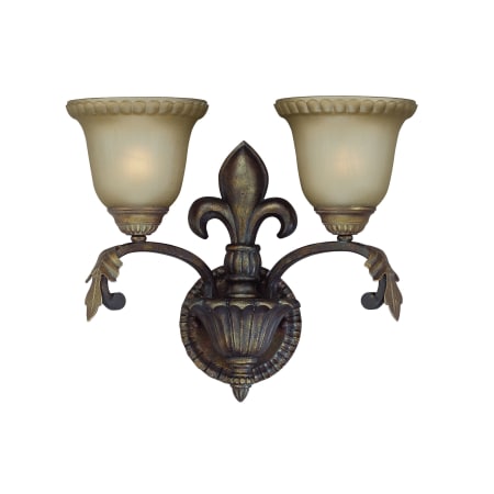 A large image of the Jeremiah Lighting 25732 Burleson Bronze