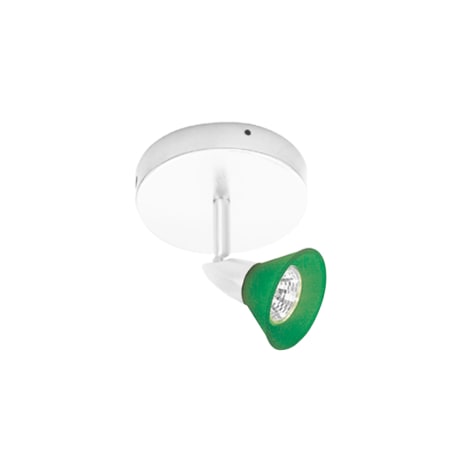 A large image of the Jesco Lighting LT1122-WH White / Green