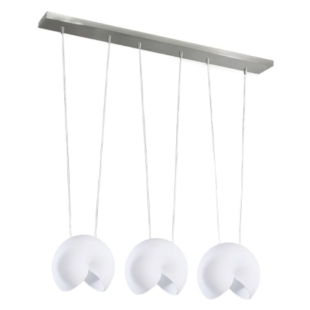 A large image of the Jesco Lighting PD502-3 Satin Nickel