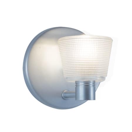 A large image of the Jesco Lighting WS293 Satin Nickel / White