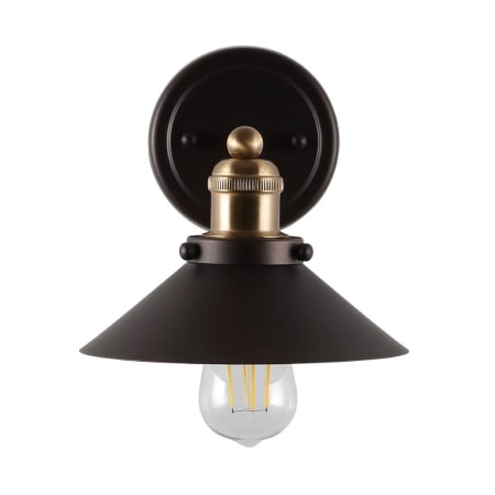 A large image of the JONATHAN Y Lighting JYL7426 Oil Rubbed Bronze / Brass Gold