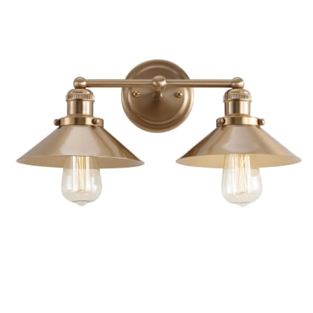 A large image of the JONATHAN Y Lighting JYL7427 Brass Gold