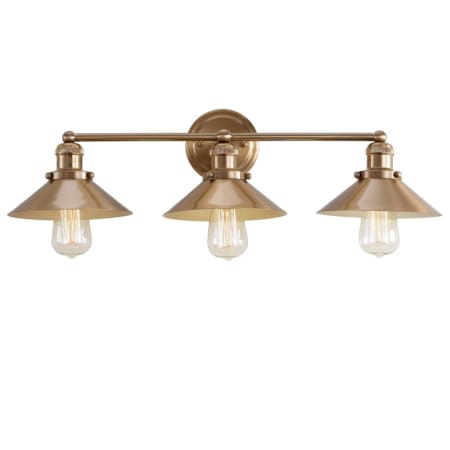 A large image of the JONATHAN Y Lighting JYL7428 Brass Gold