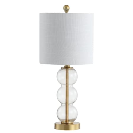 A large image of the JONATHAN Y Lighting JYL1021 Clear / Brass Gold