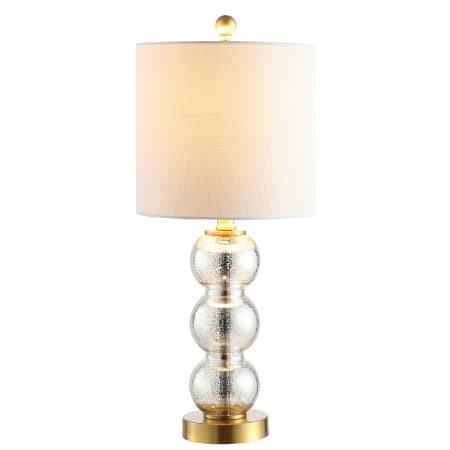 A large image of the JONATHAN Y Lighting JYL1021 Mercury Glass / Brass Gold
