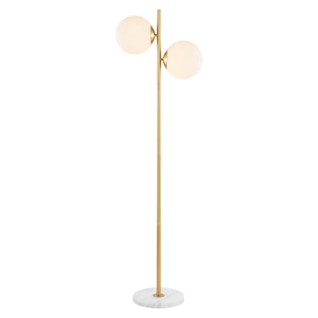 A large image of the JONATHAN Y Lighting JYL1108 Brass Gold / White