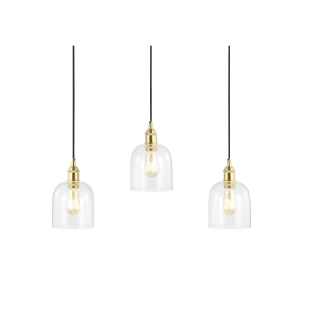 A large image of the JONATHAN Y Lighting JYL1122 Brass Gold
