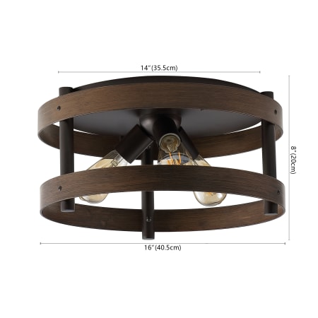 A large image of the JONATHAN Y Lighting JYL1305 Alternate image