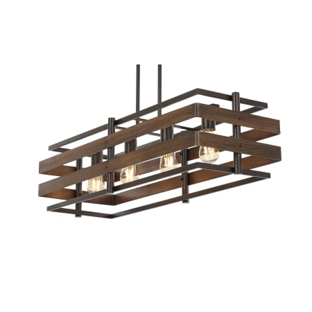 A large image of the JONATHAN Y Lighting JYL1306 Dark Brown / Oil Rubbed Bronze
