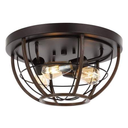 A large image of the JONATHAN Y Lighting JYL1308 Dark Brown / Oil Rubbed Bronze