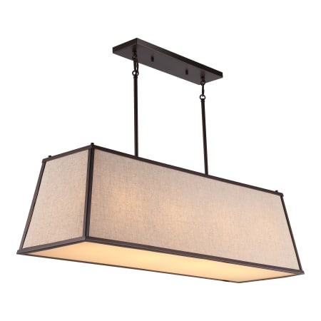 A large image of the JONATHAN Y Lighting JYL1316 Oil Rubbed Bronze / Beige