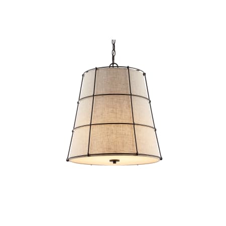 A large image of the JONATHAN Y Lighting JYL1318 Light Brown / Oil Rubbed Bronze