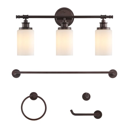 A large image of the JONATHAN Y Lighting JYL1503 Oil Rubbed Bronze