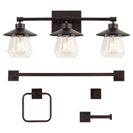 A large image of the JONATHAN Y Lighting JYL1505 Oil Rubbed Bronze