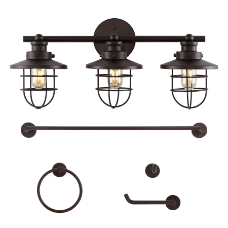 A large image of the JONATHAN Y Lighting JYL1506 Oil Rubbed Bronze