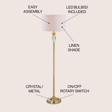 A large image of the JONATHAN Y Lighting JYL2030 Alternate Image