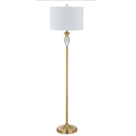 A large image of the JONATHAN Y Lighting JYL2030 Brass Gold / Clear