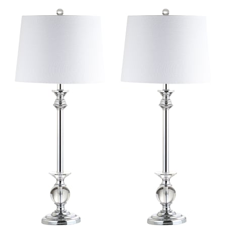 A large image of the JONATHAN Y Lighting JYL2056 Clear / Chrome