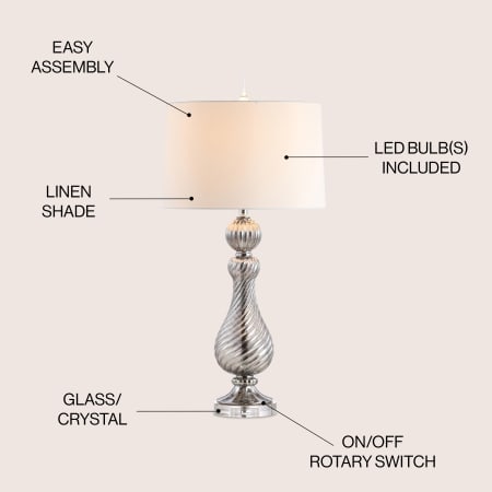 A large image of the JONATHAN Y Lighting JYL2063 Alternate Image