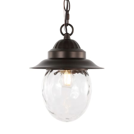 A large image of the JONATHAN Y Lighting JYL2401 Oil Rubbed Bronze / Clear