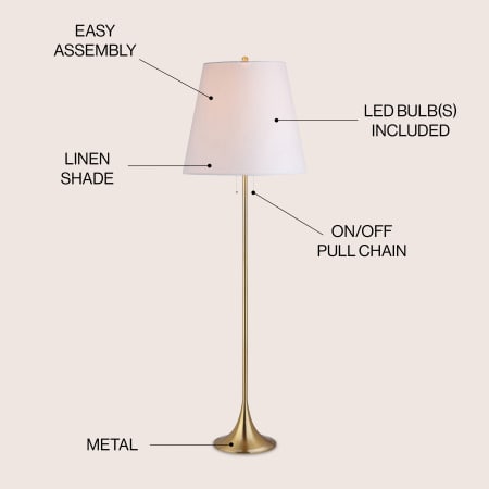 A large image of the JONATHAN Y Lighting JYL3001A Alternate Image