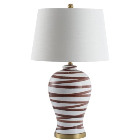 A large image of the JONATHAN Y Lighting JYL3016 Brown / White