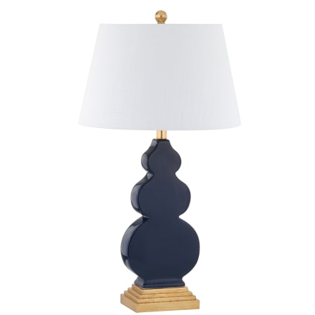 A large image of the JONATHAN Y Lighting JYL3018 Navy / Gold