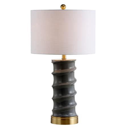 A large image of the JONATHAN Y Lighting JYL3052 Dark Grey / Gold