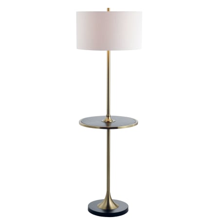 A large image of the JONATHAN Y Lighting JYL3056 Black / Brass