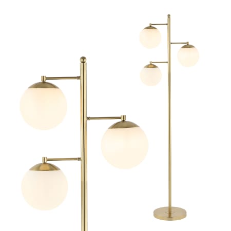 A large image of the JONATHAN Y Lighting JYL3087 Brass Gold