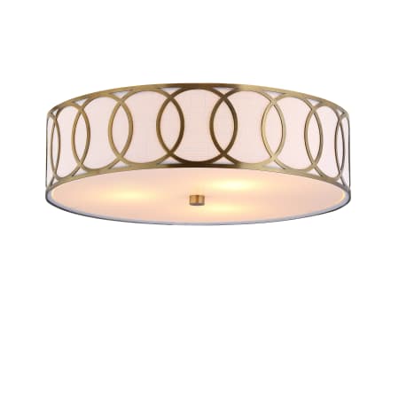 A large image of the JONATHAN Y Lighting JYL3503 Brass