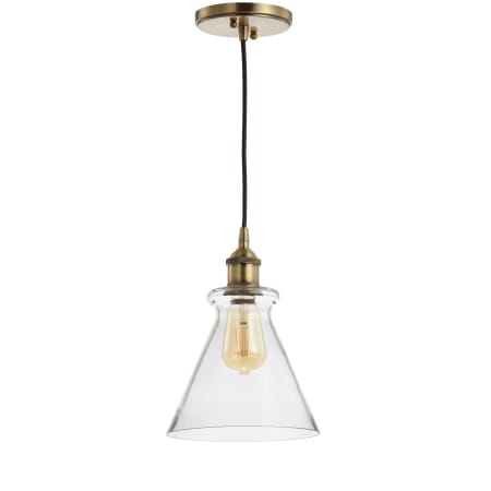 A large image of the JONATHAN Y Lighting JYL3514 Brass Gold