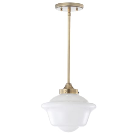 A large image of the JONATHAN Y Lighting JYL3517 Brass Gold / White