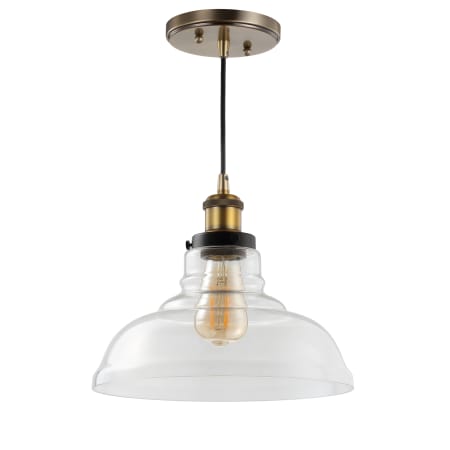 A large image of the JONATHAN Y Lighting JYL3522 Brass Gold