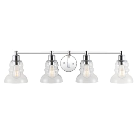 A large image of the JONATHAN Y Lighting JYL3547 Chrome