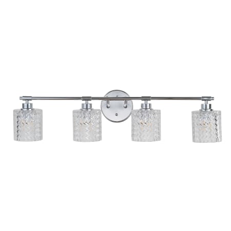 A large image of the JONATHAN Y Lighting JYL3551 Chrome