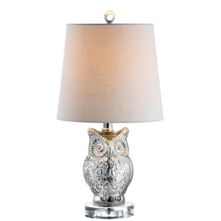 A large image of the JONATHAN Y Lighting JYL4010 Silver / Ivory