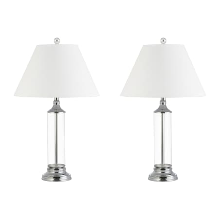 A large image of the JONATHAN Y Lighting JYL4014 Clear / Chrome