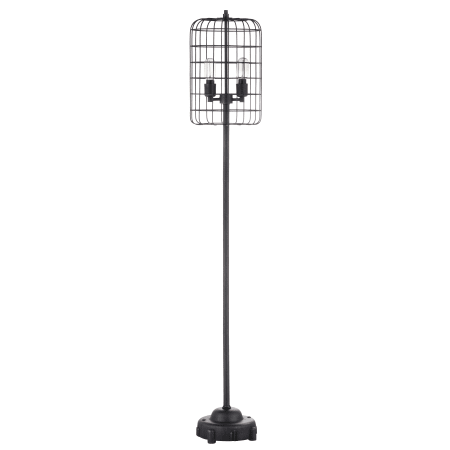 A large image of the JONATHAN Y Lighting JYL4030 Black / Silver
