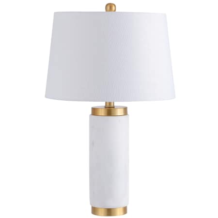 A large image of the JONATHAN Y Lighting JYL5022 White / Brass