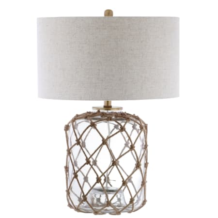A large image of the JONATHAN Y Lighting JYL5033 Brown / Clear